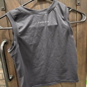 Black paragon crop top tank top, barely worn great condition.